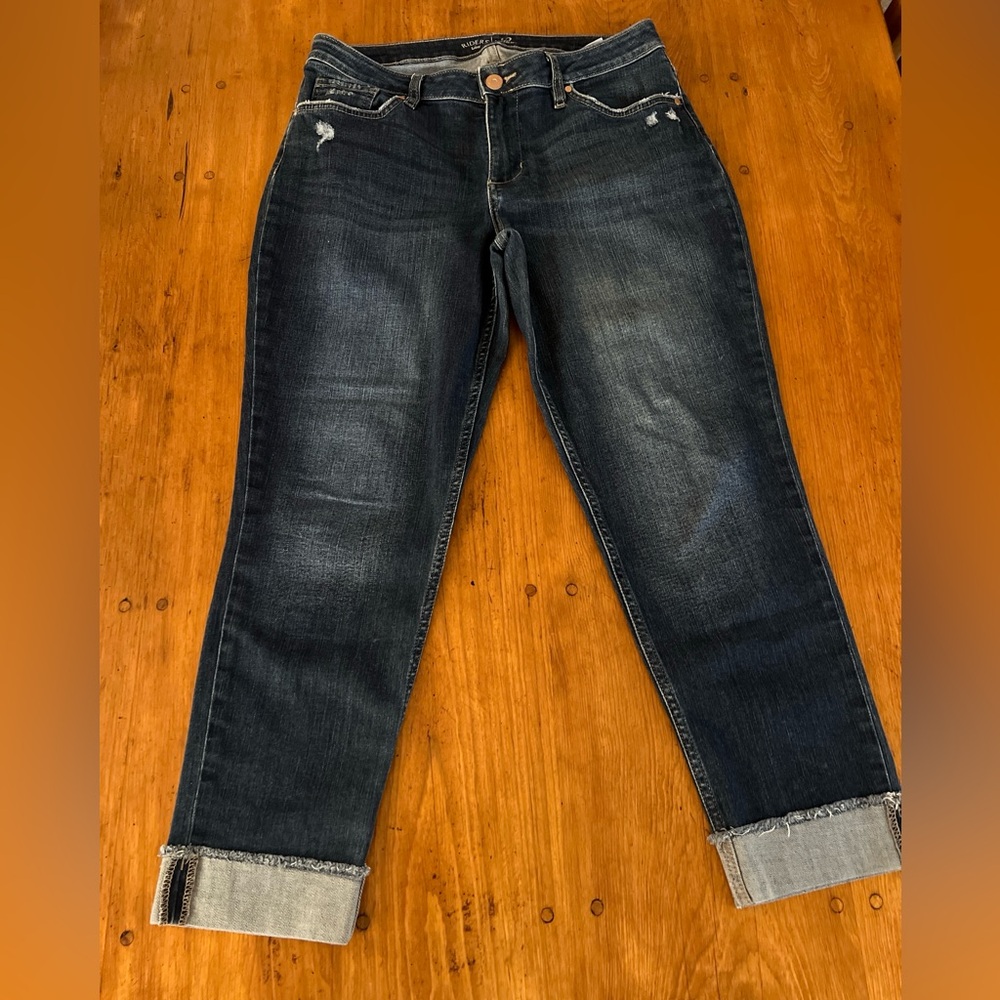 NWOT Riders Lee Indigo Cuffed Ankle Jeans